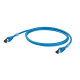 Patch cable, RJ45 IP 20, RJ45 IP 20, 20 m Class EA (ISO/IEC 11801 2010), LSZH, 12 m