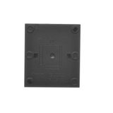 SC/APC double fiber optic sockets, (module), Simon 24, IP20, black matt