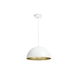 GLADYS 30 pendant white/gold 230V LED E27 15W