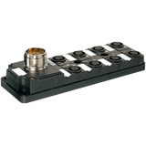 MVP12-V, 8XM12, 4POLE, M23 12POL. CON. Connector exit frontside