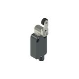 Modular prewired switch with adjustable shaped metal revolving lever diam. 14 roller