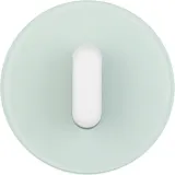 Cover plate with toggle, R.Classic series, glass, polar white