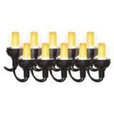 LED light chain – 10× party bulbs, 4.5 m, indoor and outdoor, vintage