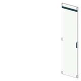 Door, IP55, W: 800 mm, rotary handle for profile semicylinder