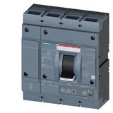 Circuit breaker 3VA6 UL frame 800 breaking capacity class M 35 kA @ 480 V 4-pole