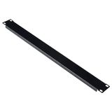 19" Blank panel, screwed, 19", 1U, RAL9005