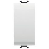 ELECTRONIC SOFT-CLICK PUSH-BUTTON - NEUTRAL BUTTON - FOR RELAY, DIMMER AND BUS CONT.INTERF. - 1P NO/NC 4A POT.-FREE - 1 M - SATIN WHITE - CHORUSMART