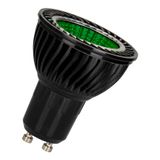 LED PAR16 GU10 5.5W Green 50D DIM