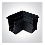 Horizontal recessed corner for series VIGO II MAXI, black