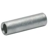 Butt connector, uninsulated, 35 mm², AWG 2, metal, 50 mm, 125R