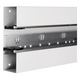 Balustrade channel lower part front latch to BRS 68x210mm upper part 80mm steel white