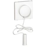 C.PLAT F/PULL-CORD PUSH-BUT/TWO-WAY SWITCH WH