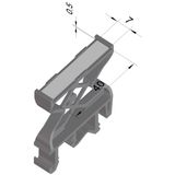 Group marker holder 40x7 mm, gray