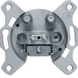 Antenna standard 2x SAT TV FM single socket