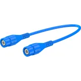 Coaxial cable, BNC plug (straight) to BNC plug (straight), 50 Ω, RG-58, grommet blue, 500 mm, 67.9770-05023