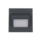 Inga LED staircase light, anthracite, 1.2W, 3100K