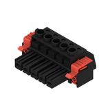 PCB plug-in connector, female plug, 7.62 mm, Number of poles: 5, 180°, Clamping yoke connection, Clamping range, max. : 10 mm², Box