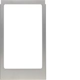 Design frame for KNX Touch Control 3.5", sharp edges, stainless steel, mat