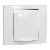 Cover frame New Unica 1-gang 2 modules white