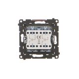 SOON ON SALE, SAT-SAT-RTV double aerial socket, (module), Simon 24, IP20, cashmere