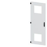 SIVACON, door, left, with cutout for filter fan, with ventilation openings