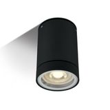 BLACK CYLINDER GU10 10W IP54