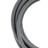 Textile Cable 2C Grey 3m