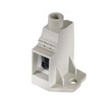 Printed circuit board terminals, 15.00 mm, Number of poles: 1, 90°, Solder pin length (l): 4.5 mm, tinned, Pebble grey, Clamping yoke connection, Clamping range, max. : 50 mm², Box