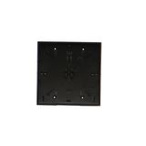 Triple illuminated contact push button, (module), 10AX, quick connection, Gold matt, metalic