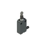 Modular prewired switch with roller plunger with rubber gasket