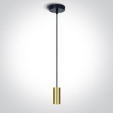 BRUSHED BRASS PENDANT 20W E27