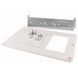 BPZ-XNH1-1/0-400-MV-W NH switch-disconnectors mounting unit, 250A, W=400mm, XNH1 3p, mounting on mounting plate