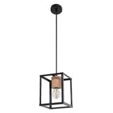 DECOR NAIROBI PENDANT BK WD E27 OSRAM