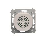 Light push button, (module), 10AX, quick connection, Silver matt, metalic