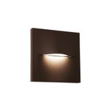 Wall Light Vita Square Brown E27 IP54