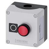 Enclosure for command devices, 22 mm, round