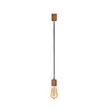 Pendant light/1 E27 brushed 'DOBLEY PRO'
