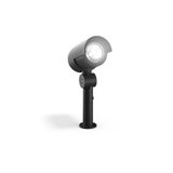HB 207, 10 W, 680 lm, 830, anthracite, on/off Garden spotlights, L 136