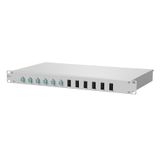 OpDAT fix patch panel splice 6xLC-D OM3, 12 front cover