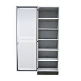 Battery cabinet empty w=600 h=1900 d=450mm w.socket 6 floors