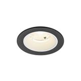 NUMINOS© S recessed ceiling light 4000K 55ø IP20 round bl/wh