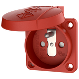Grounding-Type 16A2p+E, 230V, IP44 red