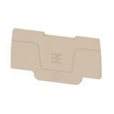 End plate for terminal block KR025SL, KR025SN, KR025SPE