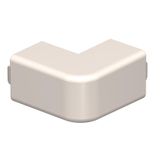 External corner hood 20x20mm Polyvinylchloride Cream RAL 9001