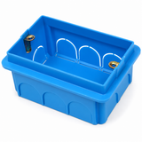 Flush Mount 4-Gang Junction Box О™ОЎ30 Blue