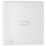 ROCK F/LIGHT SWITCH/PUSH-BUT W/BELL SYMB WHIT