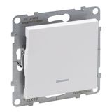 TWO-WAY SWITCH ILLUMINATED 10AX AUTOMATIC TERMINALS WHITE