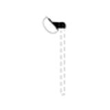 CHIP CORNER BRACKET 42MM MAST BLACK