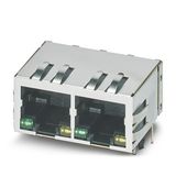 CUC-MP-J1ST-A/2R4LB-LED - RJ45 PCB connectors