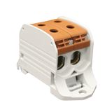 Aluminium /Copper terminal, 1-pole Double brown, 50mmý